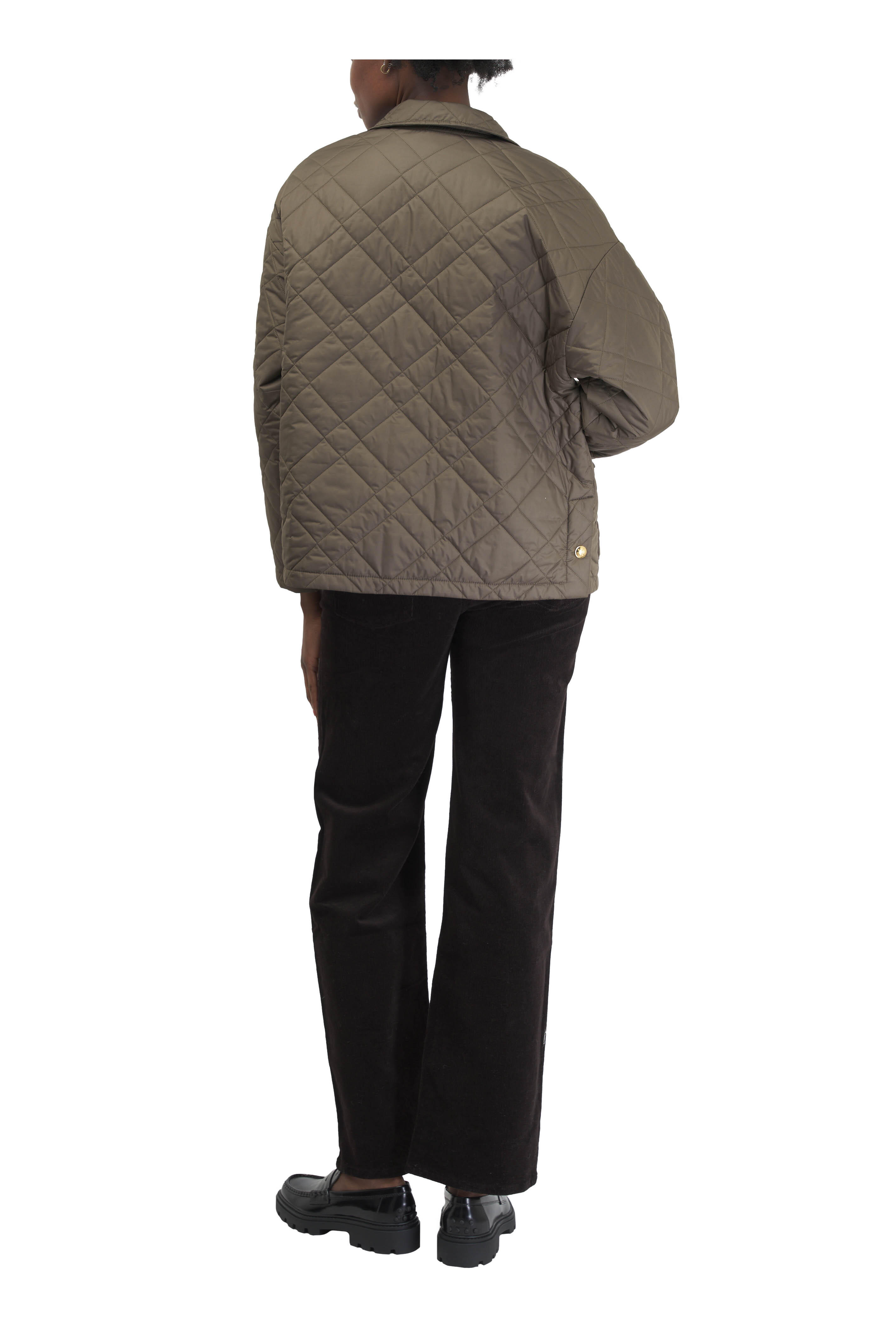 Nili Lotan - Helah Army Green Quilted Parka