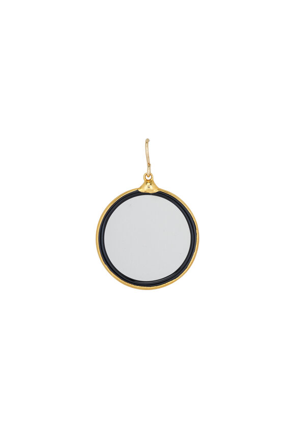 Cristina V. - Open Circle Black Onyx Earrings