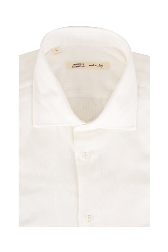 Maurizio Baldassari Santini Light Beige Solid Sport Shirt - view 1