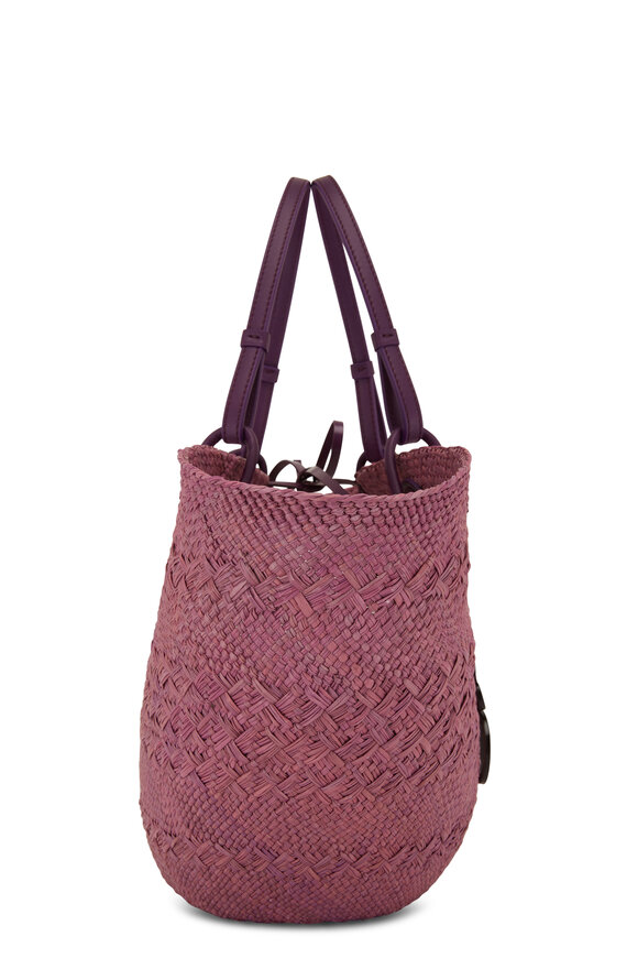 Loewe - Anagram Purple Basket Bag