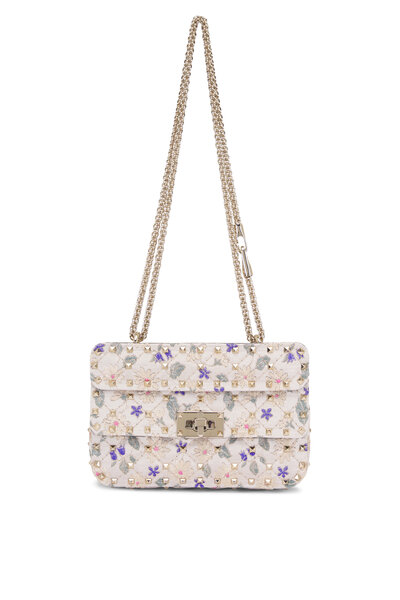 関送込【VALENTINO】Rockstud レザー&PVC ショルダーバッグ 関送込【VALENTINO】Rockstud レザー ショルダーバッグ