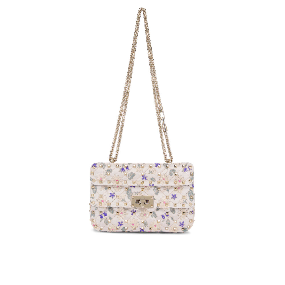 Valentino Garavani - Small Rockstud Spike Pétales d'Amour