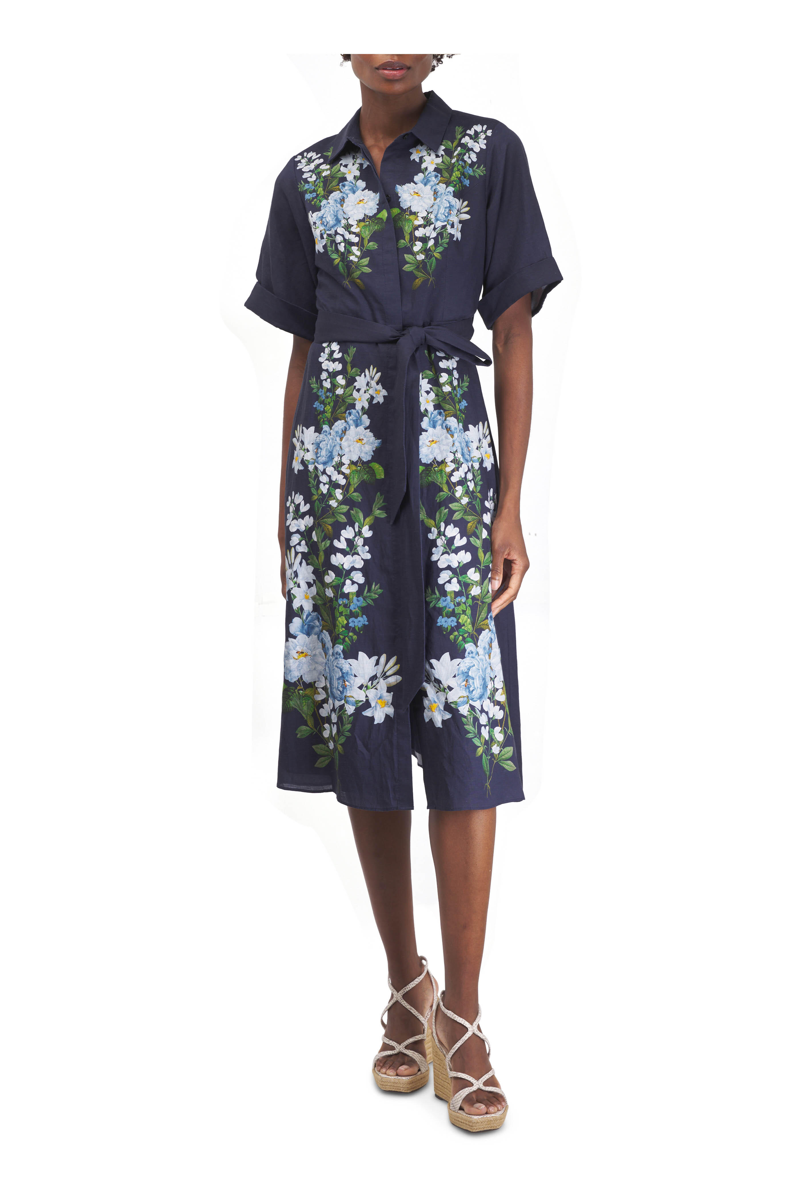 Sachin + Babi - Joy Midnight Garden Shirtdress