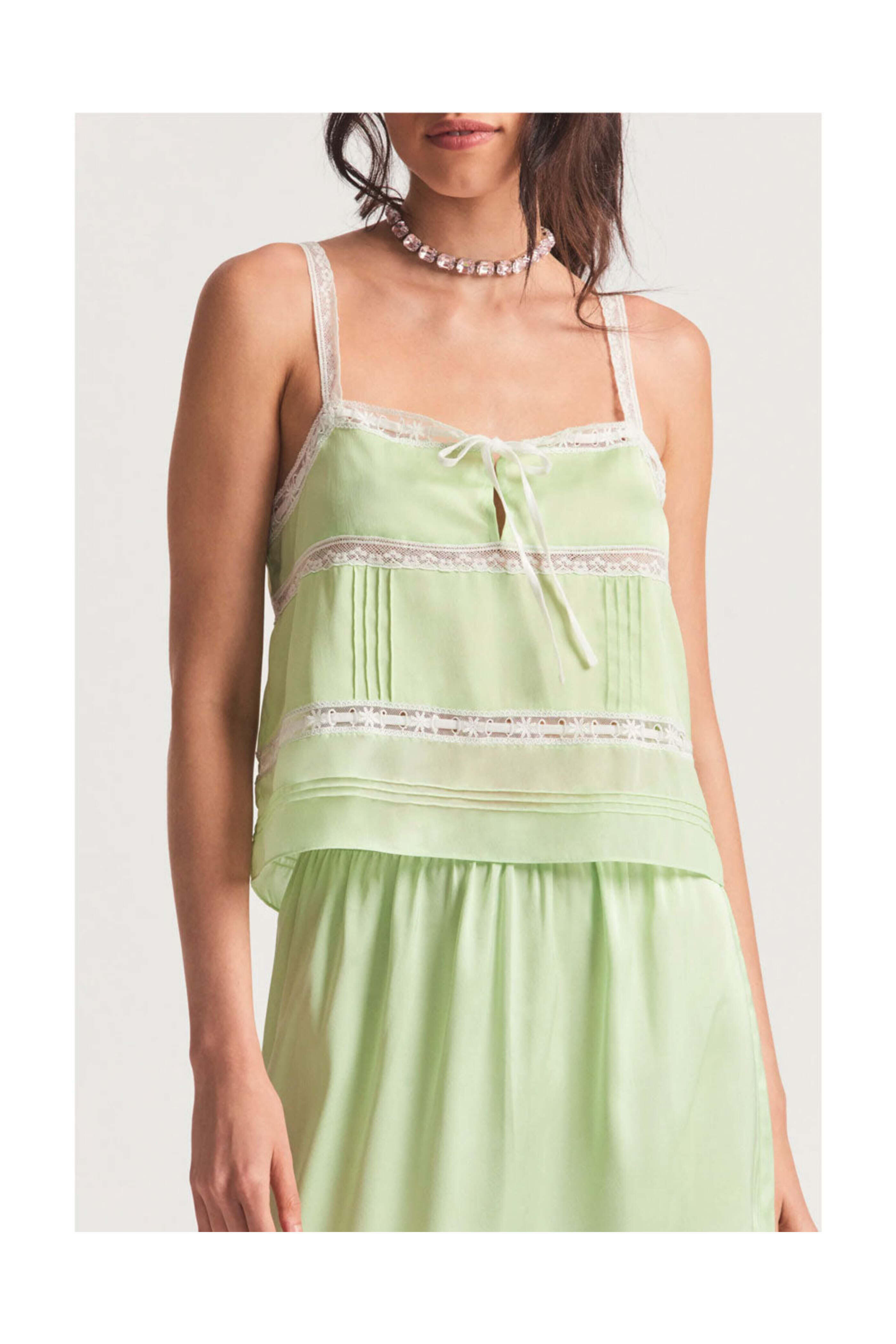 Loveshackfancy - Lime Sunny Cami