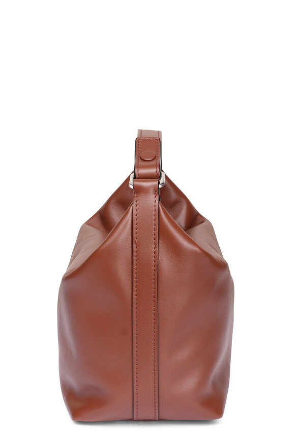 Valextra Mini Mochi Sublime Chocolate Top Handle - view 3