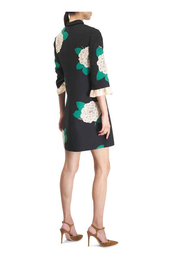 Valentino Apres L'hiver Macro Ortensia Mini Dress - view 3