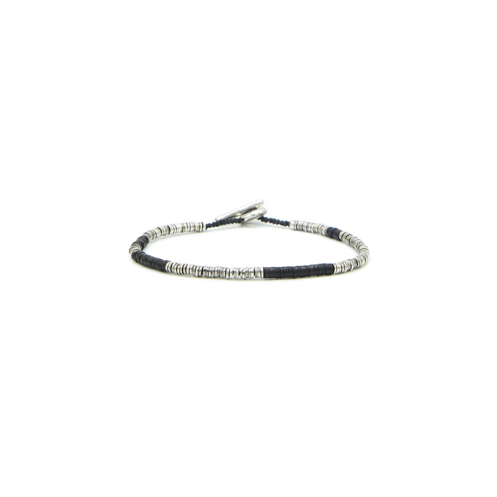 【M.cohen】feather silver bracelet ［おまけ付］ M. COHEN BY MAOR Cuadro Toggle Sterling Silver Chain