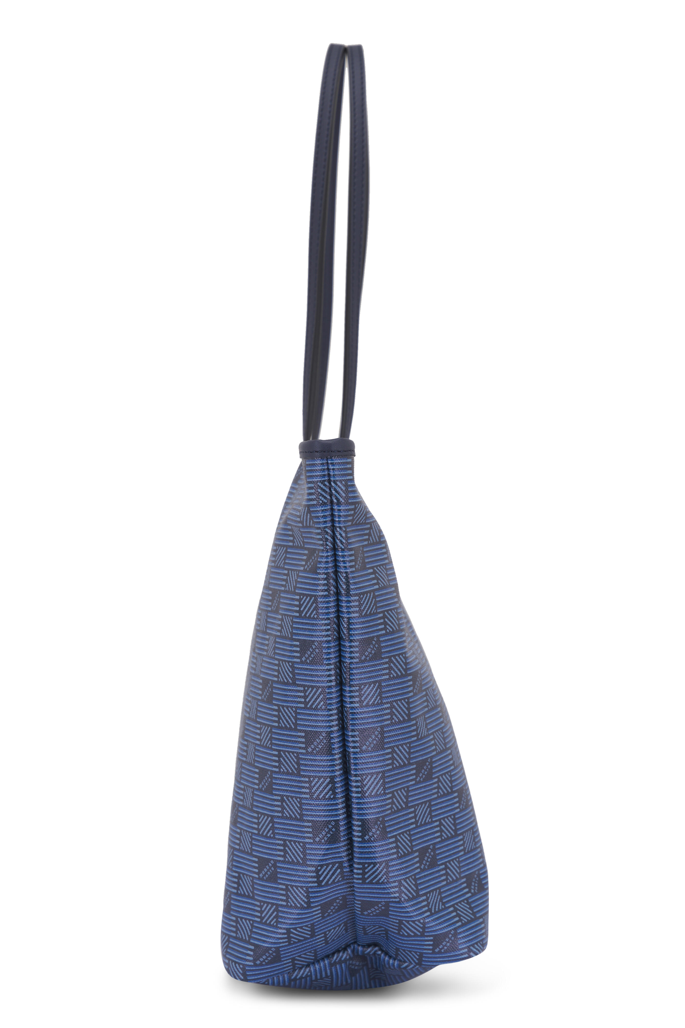 Moreau Paris - Medium Saint Tropez Navy Blue Monogram Tote