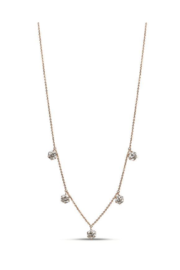 Kai Linz Large Floating Diamond Necklace