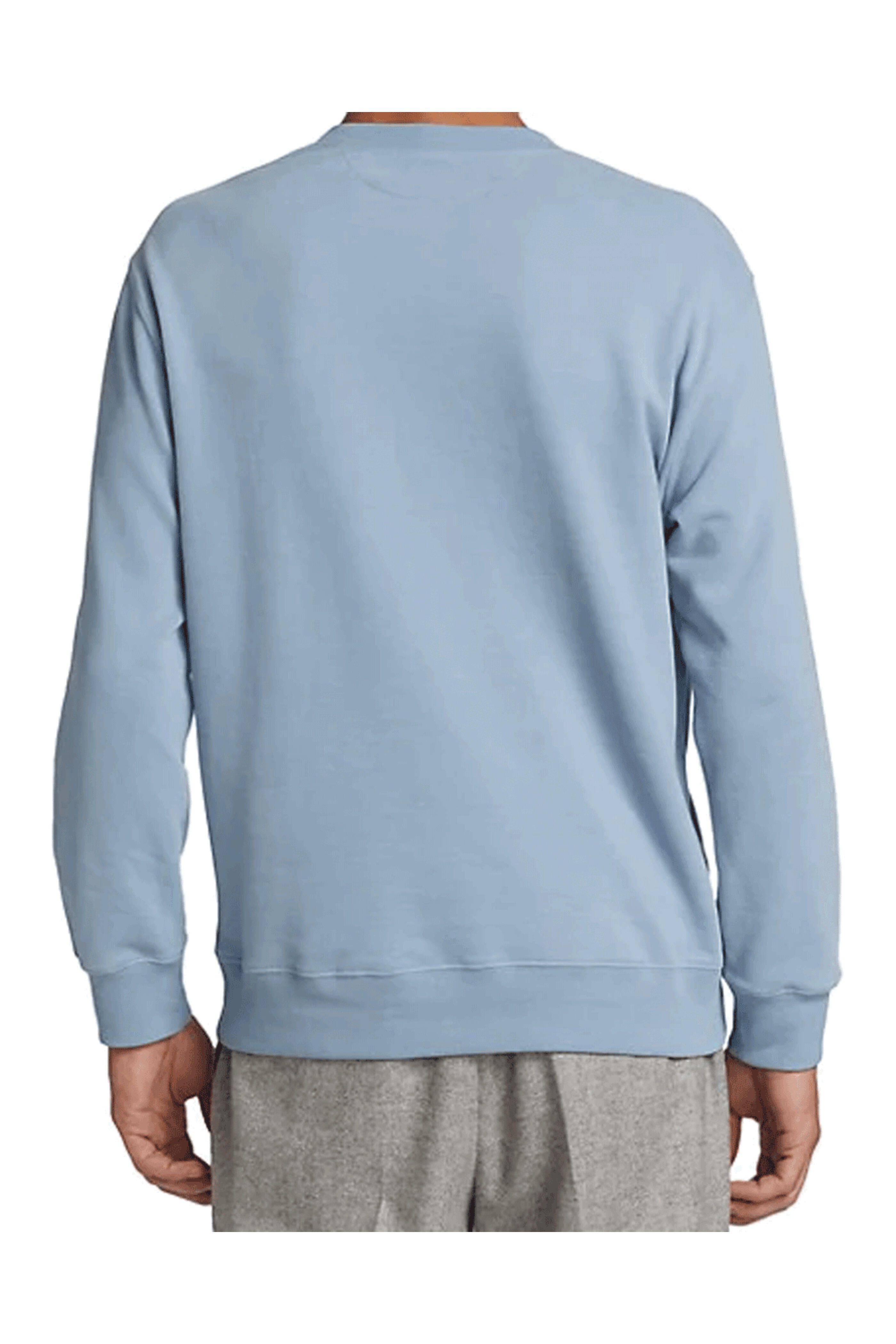 Brunello Cucinelli - Blue Cornflower Cotton Crewneck Sweatshirt