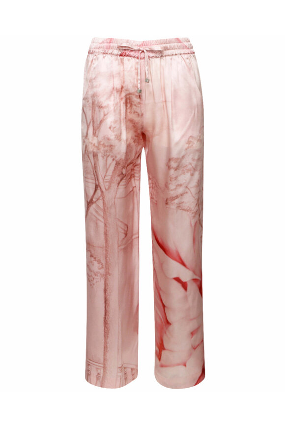 LOEWE バレルワイドパンツ barrel Wide Pants ピンク Barrel trousers in cotton Pink - LOEWE