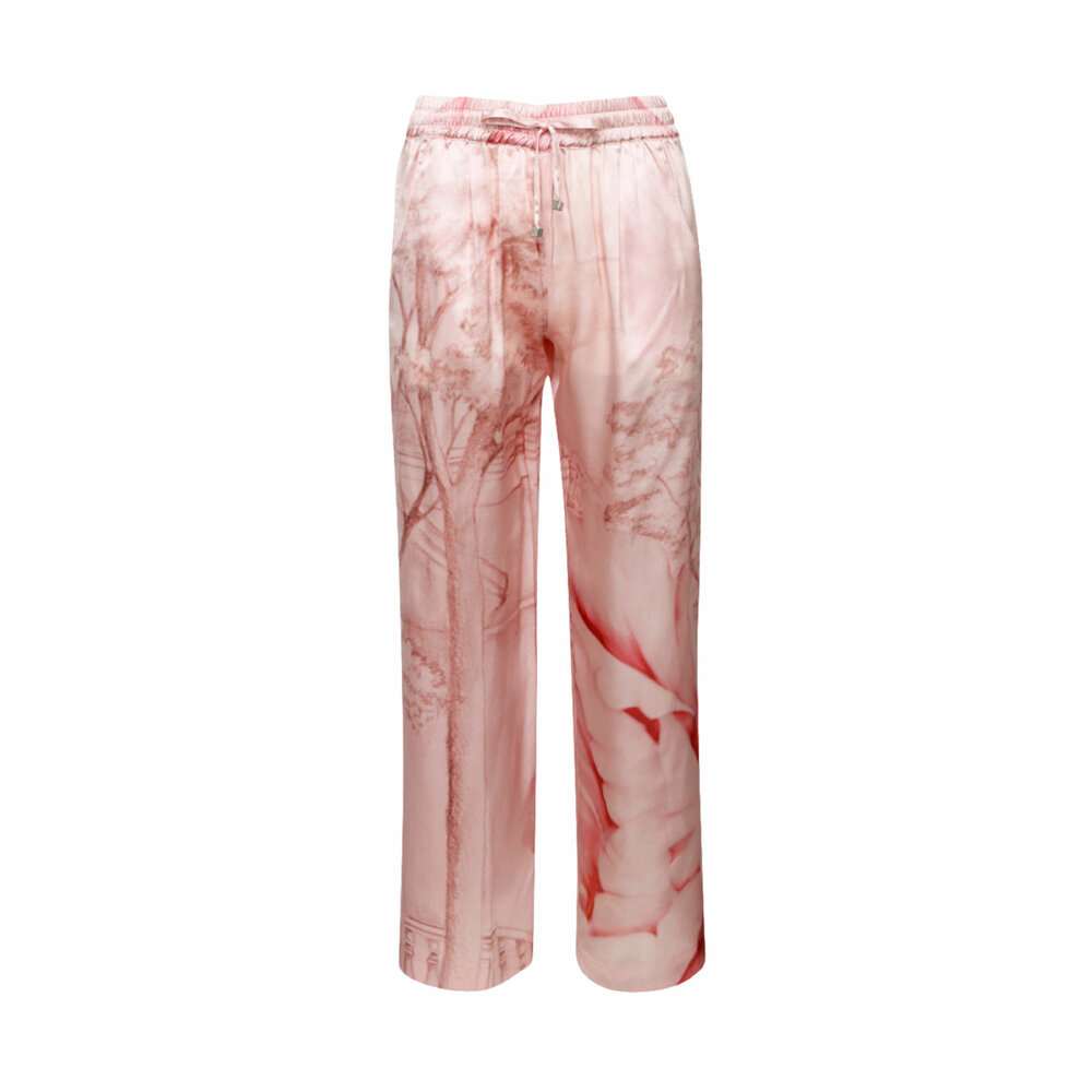 Kiton - Light Pink Silk Pant | Mitchell Stores