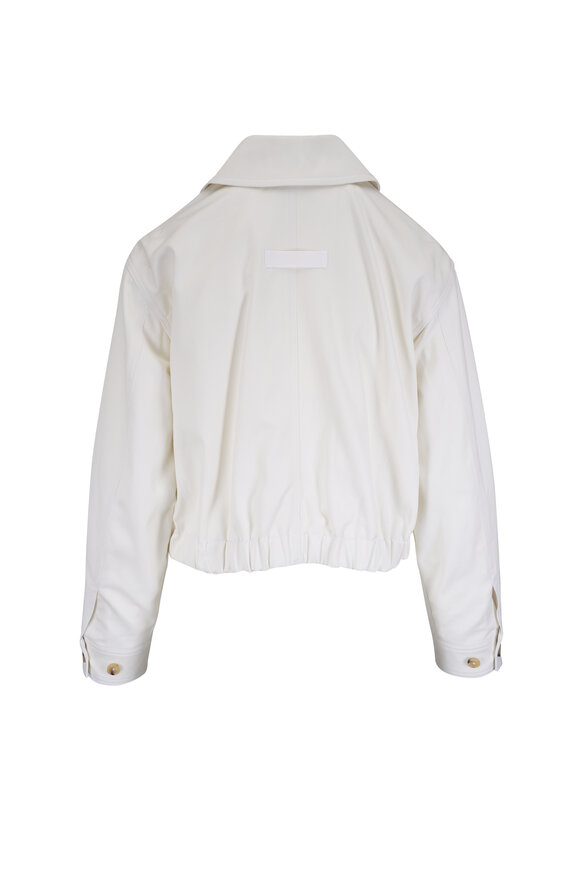 Vince Chalk Cotton Bomber Jacket - view 5