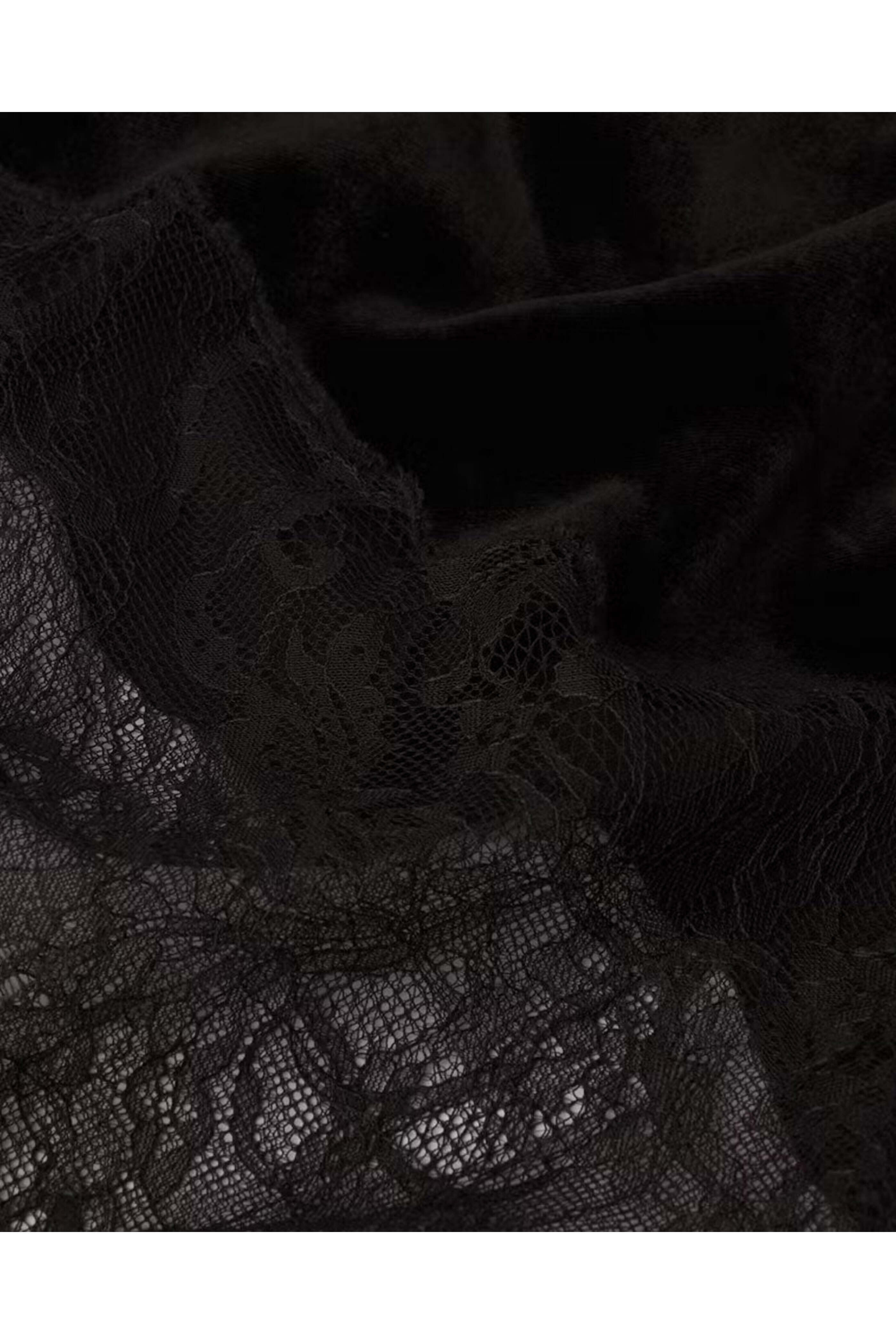 Frame - Black Velvet Lace Skirt