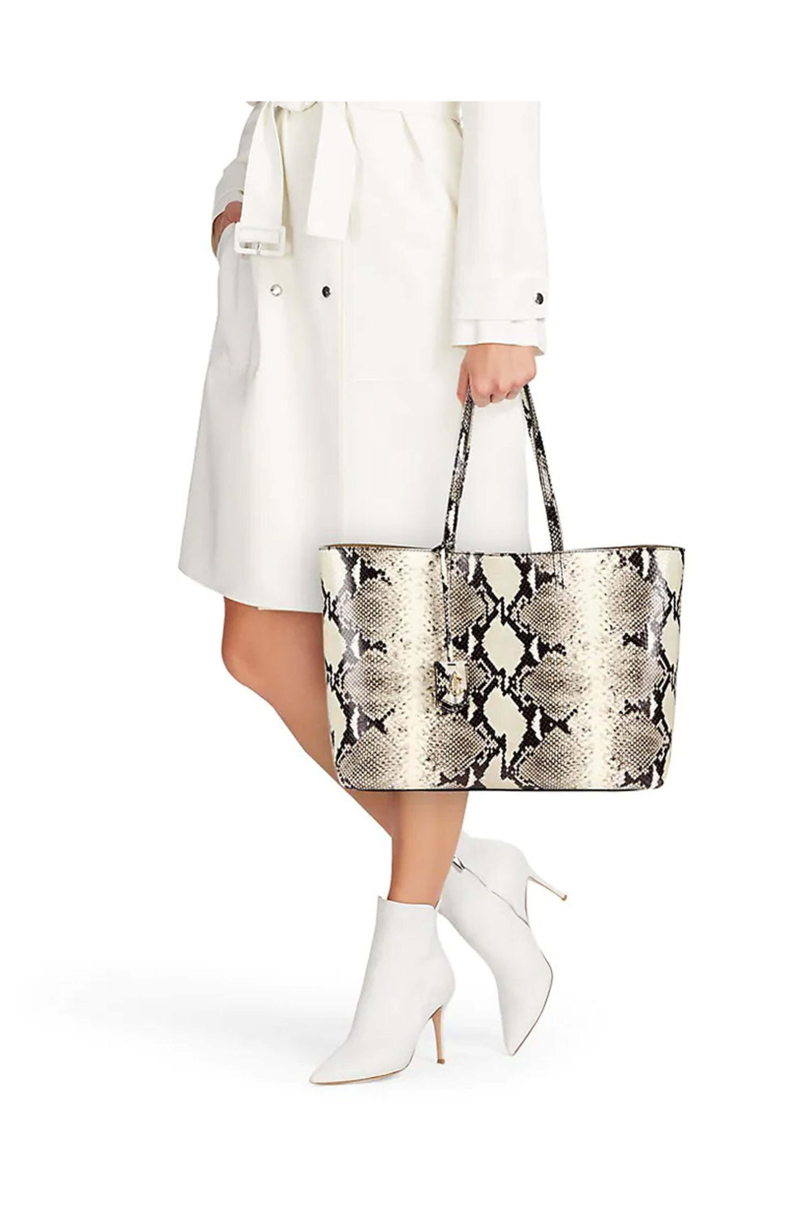 Jimmy Choo - Nine2Five Tote in Roccia Snake