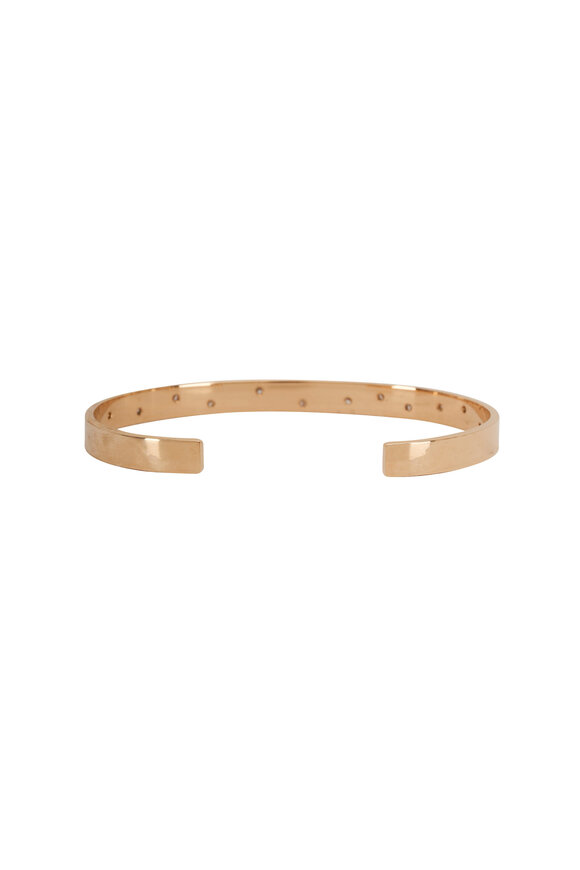 Genevieve Lau - Big Sky Starburst Yellow Gold Thin Cuff