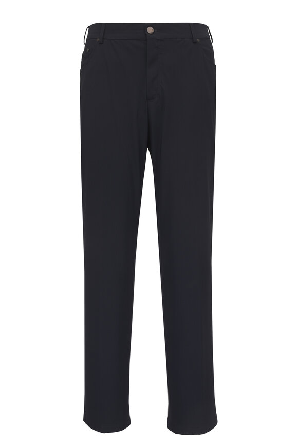 PT Torino Navy Kinetic Stretch Jersey Five Pocket Pant
