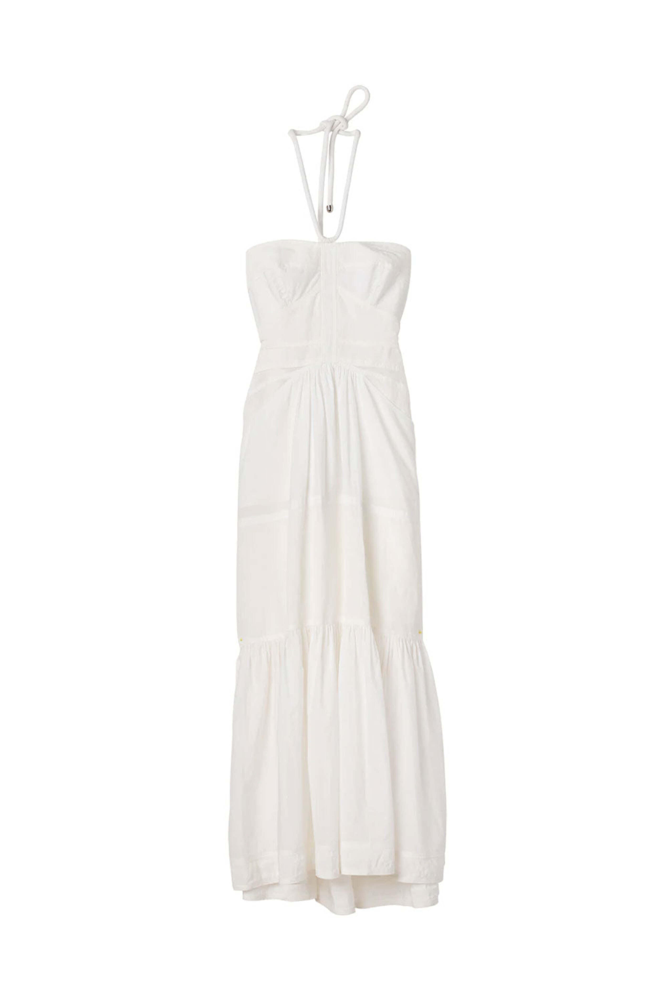 A.L.C. - Ivory Halter Neck Adelle Midi Dress