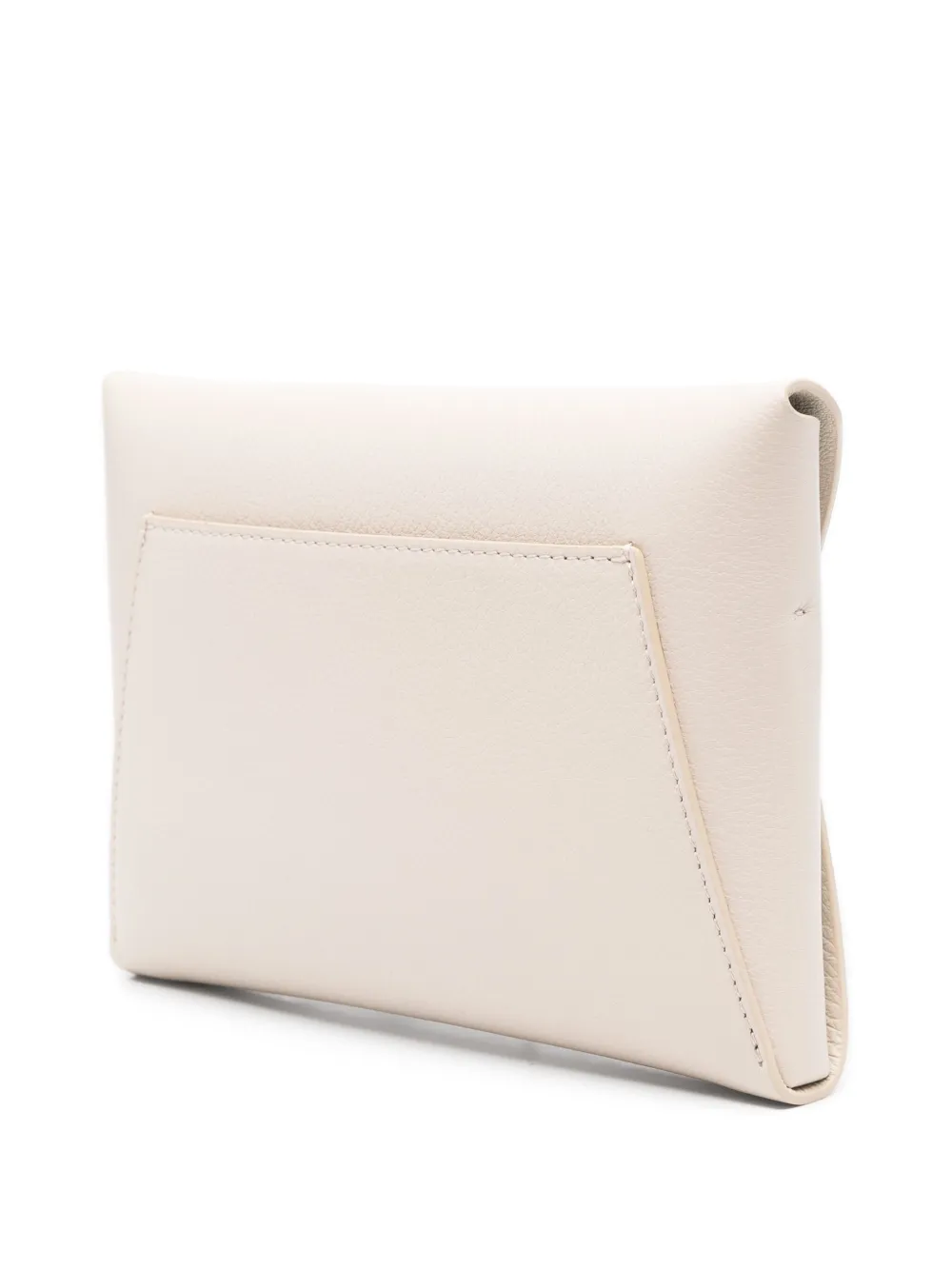 Brunello Cucinelli - Duo Avorio Envelope Leather Clutch