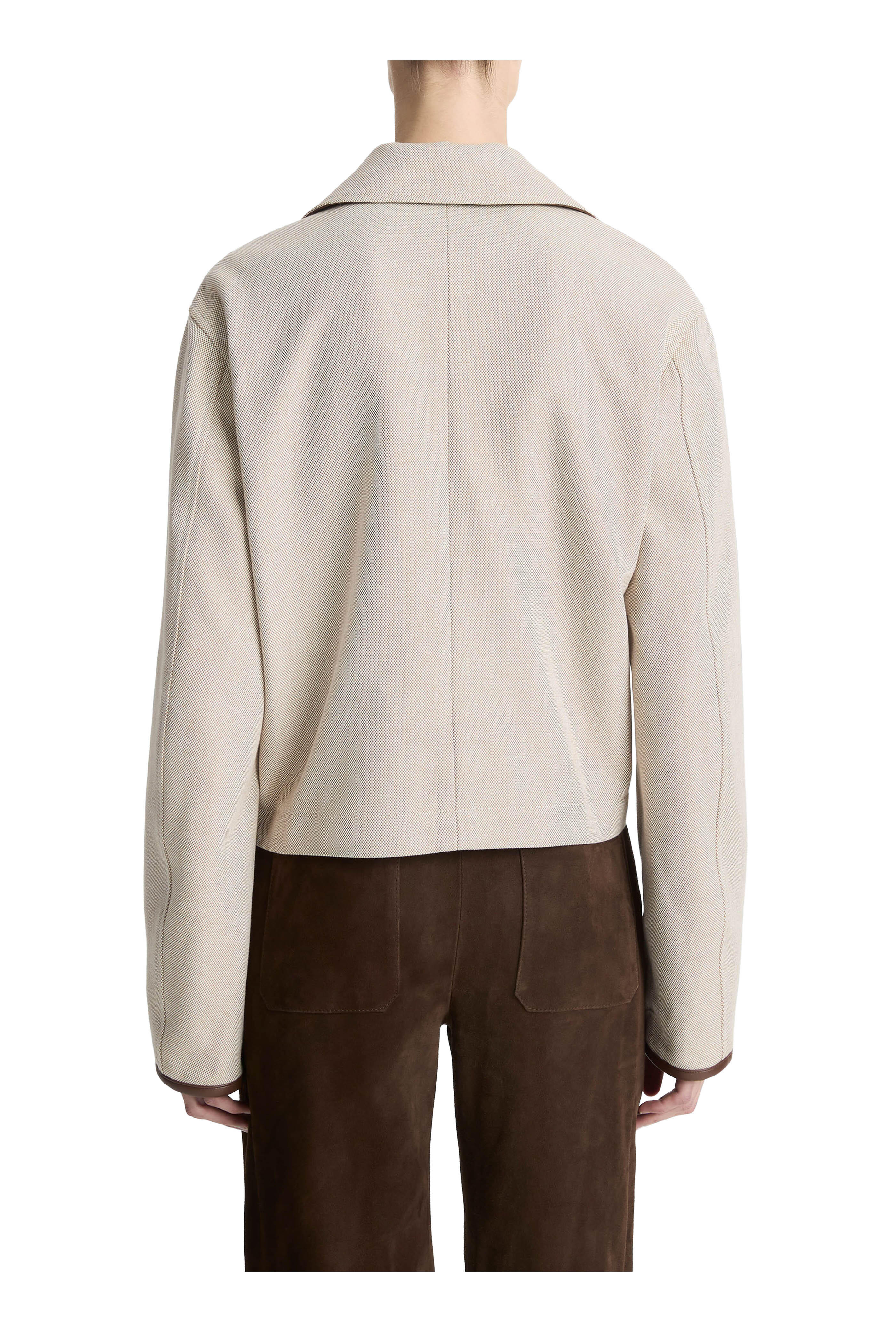 Vince - Villa Stone Cotton Crop Jacket
