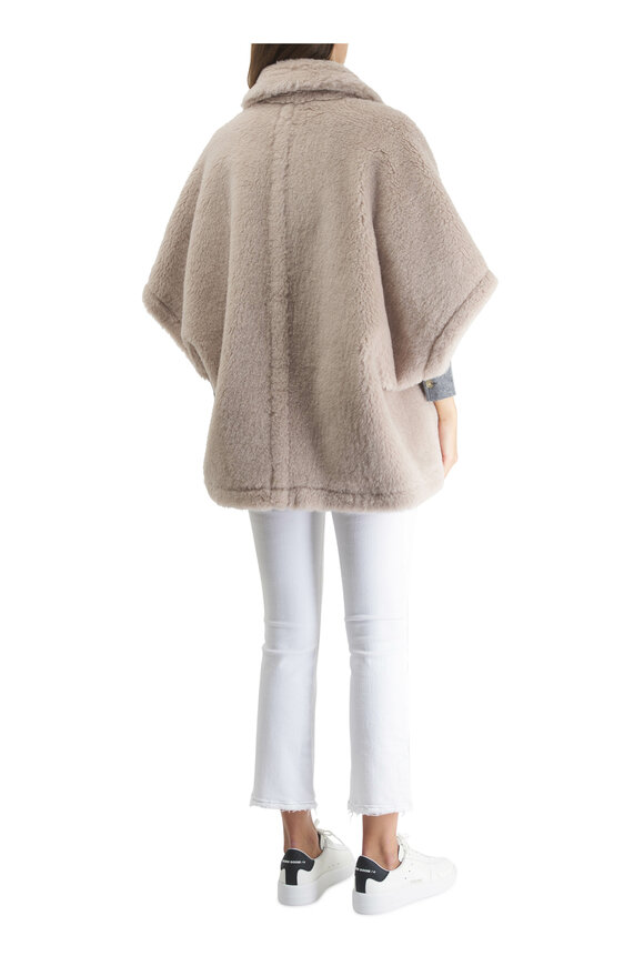 Max Mara - Teddy Sand Short Cloak