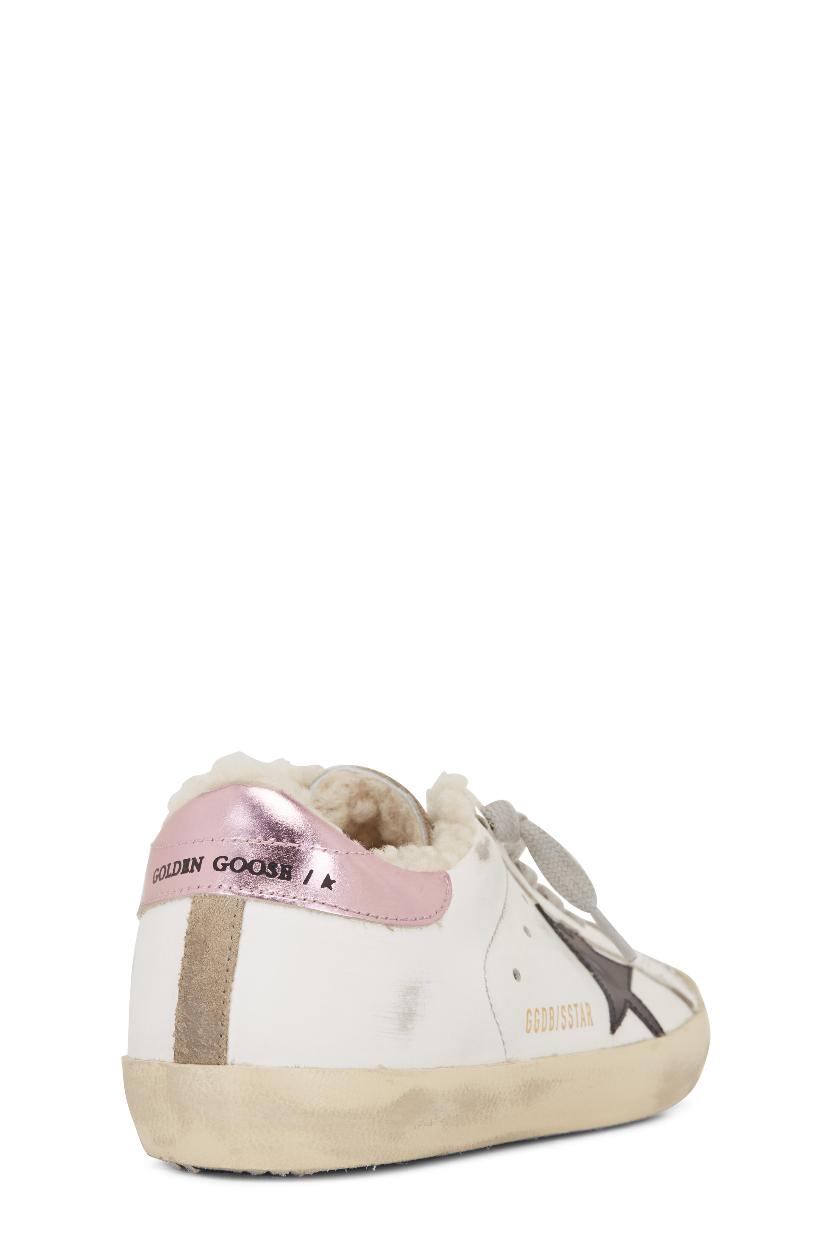 Golden Goose - Super-Star White Shearling Lined Sneaker