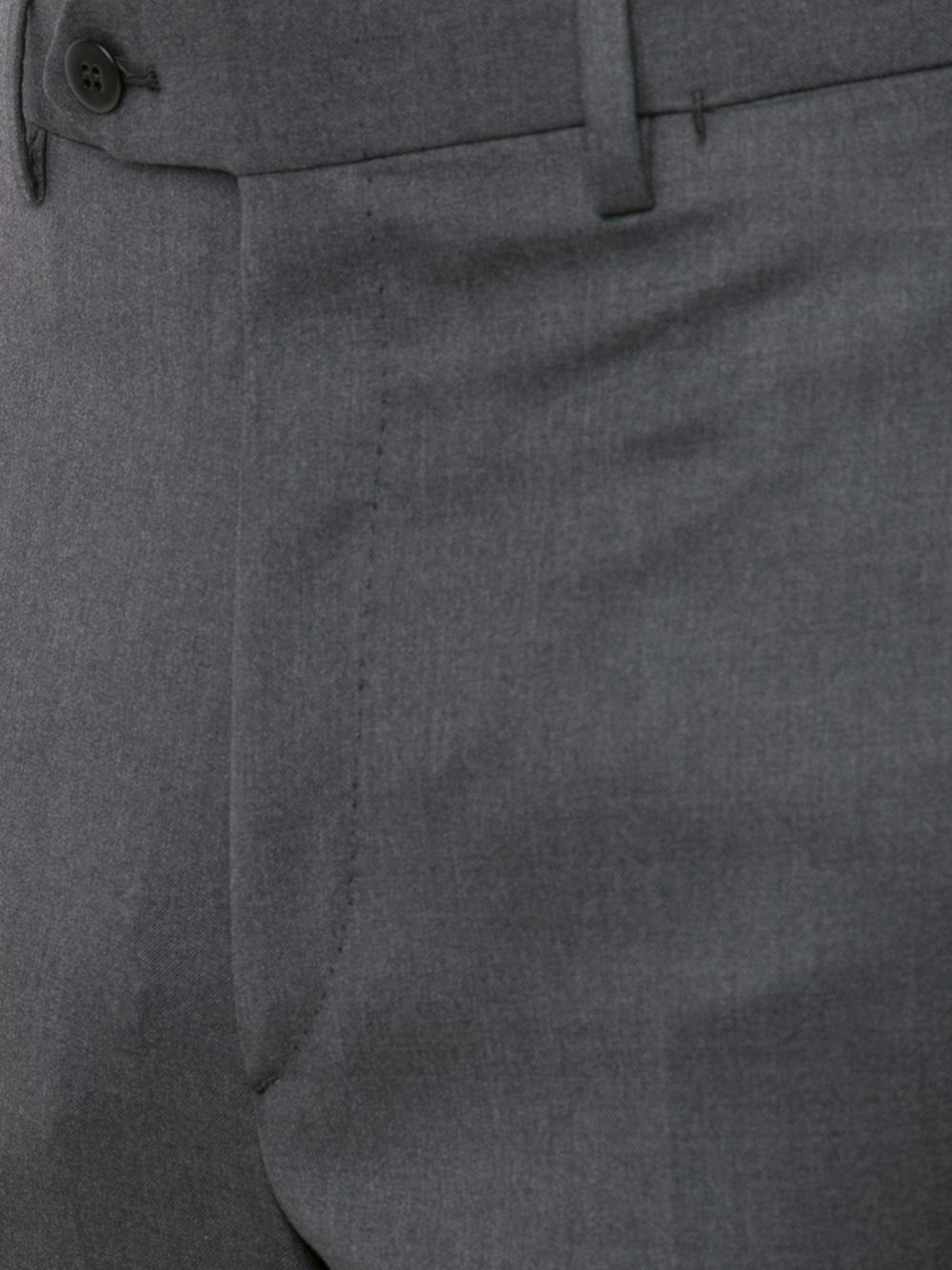 Brioni - Solid Charcoal Gray Wool Suit
