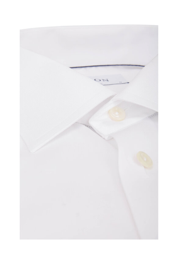 Eton - White Twill Dress Shirt