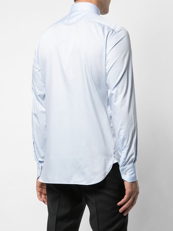 Zegna - Solid Light Blue Dress Shirt