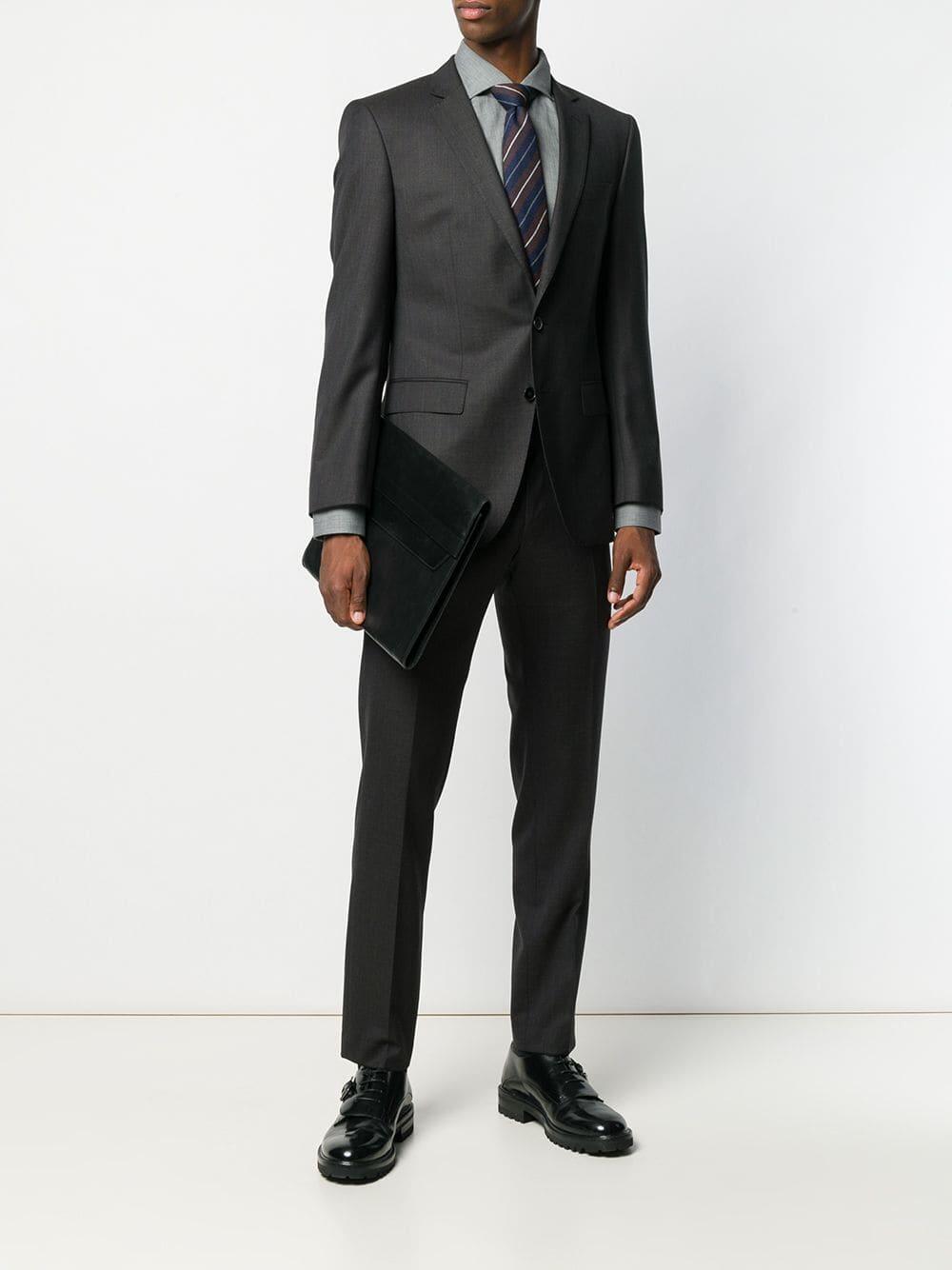 Brunello Cucinelli - Gray Basic Fit Sport Shirt - view 3