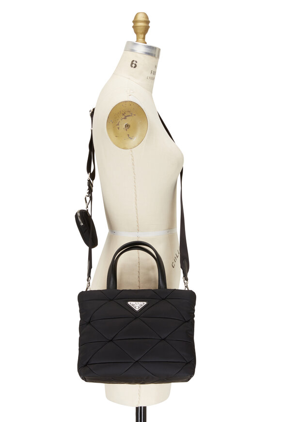 Prada - Black Quilted & Padded Nylon Tote