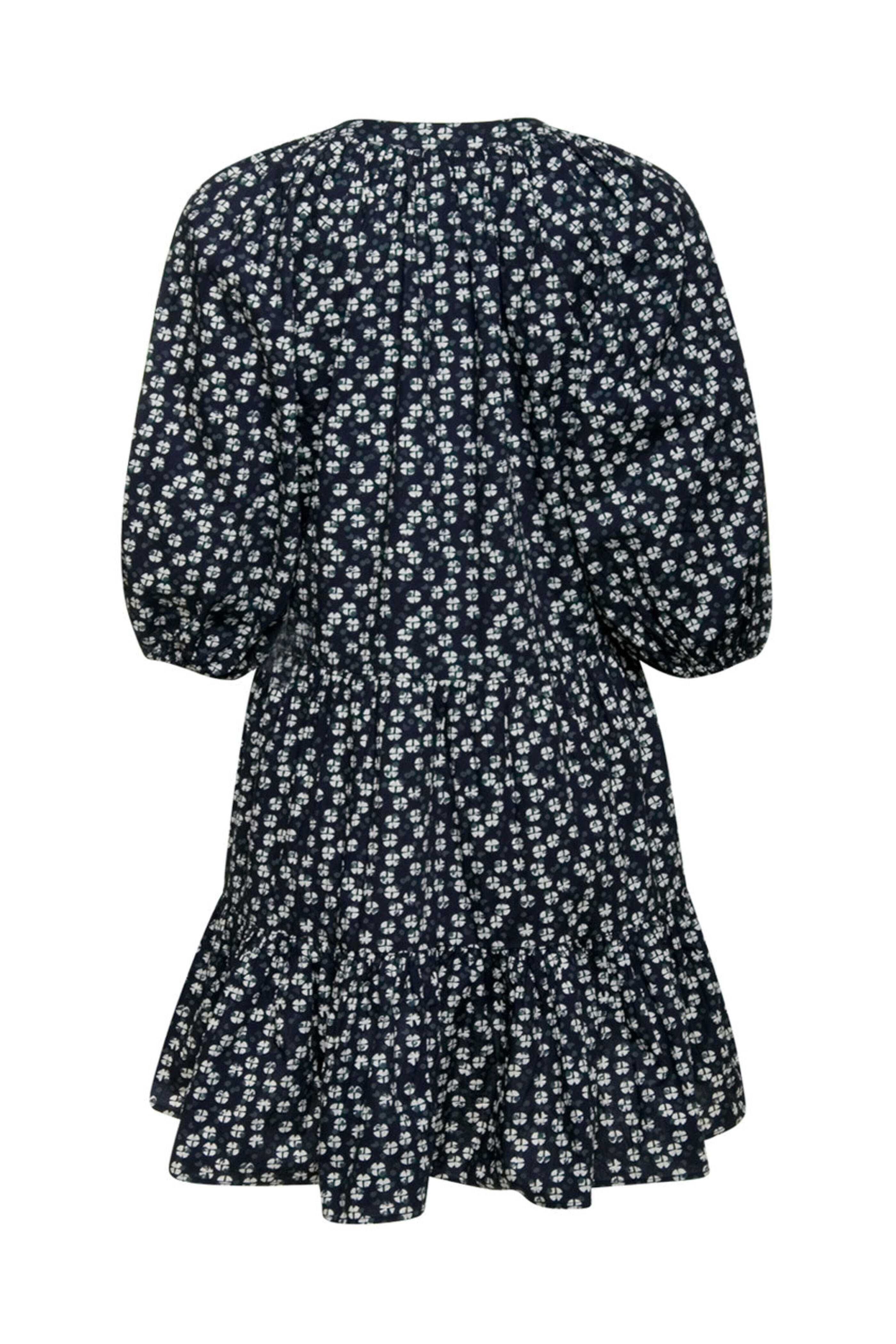Apiece Apart - Navy Block Print Mitte Mini Dress