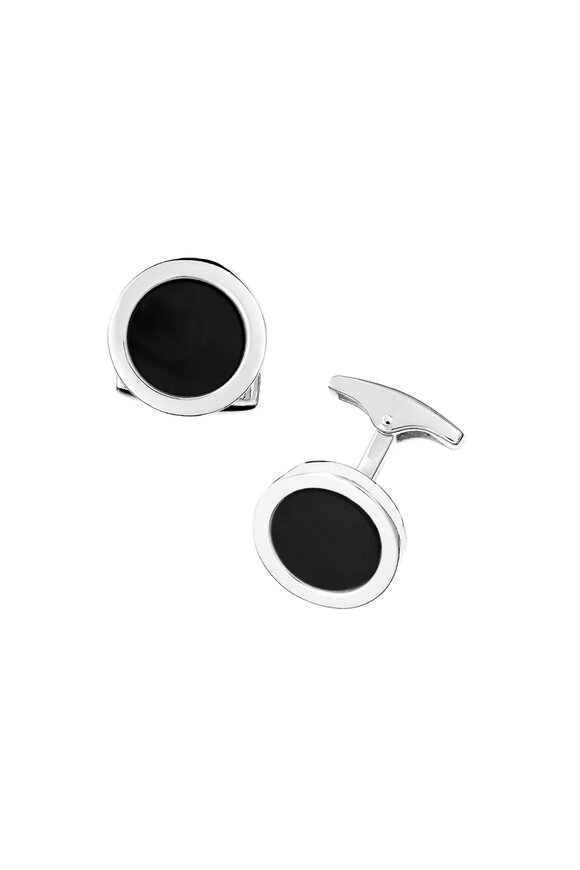 Jan Leslie Black Onyx Cufflinks