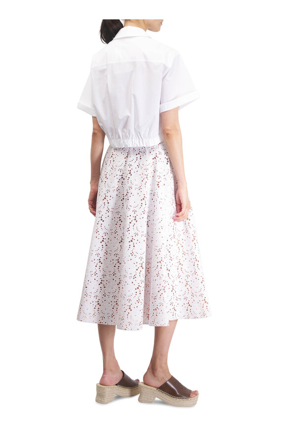 Dorothee Schumacher Poplin Power White Cropped Blouse - view 3