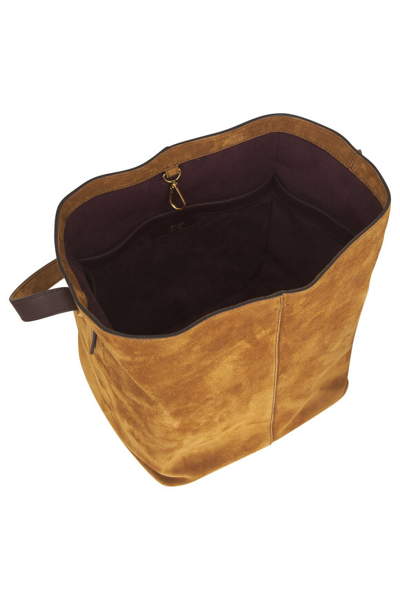 Métier Tilt 22 Marrakech Brown Suede Shoulder Bag - view 4
