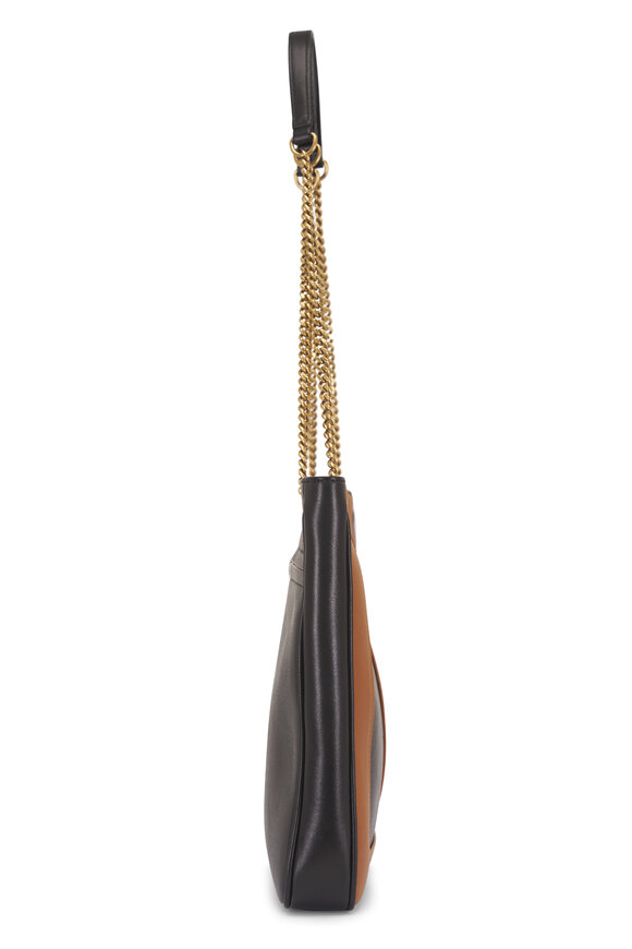 Valentino Garavani Medium Viva Superstar Black & Spice Tote - view 5