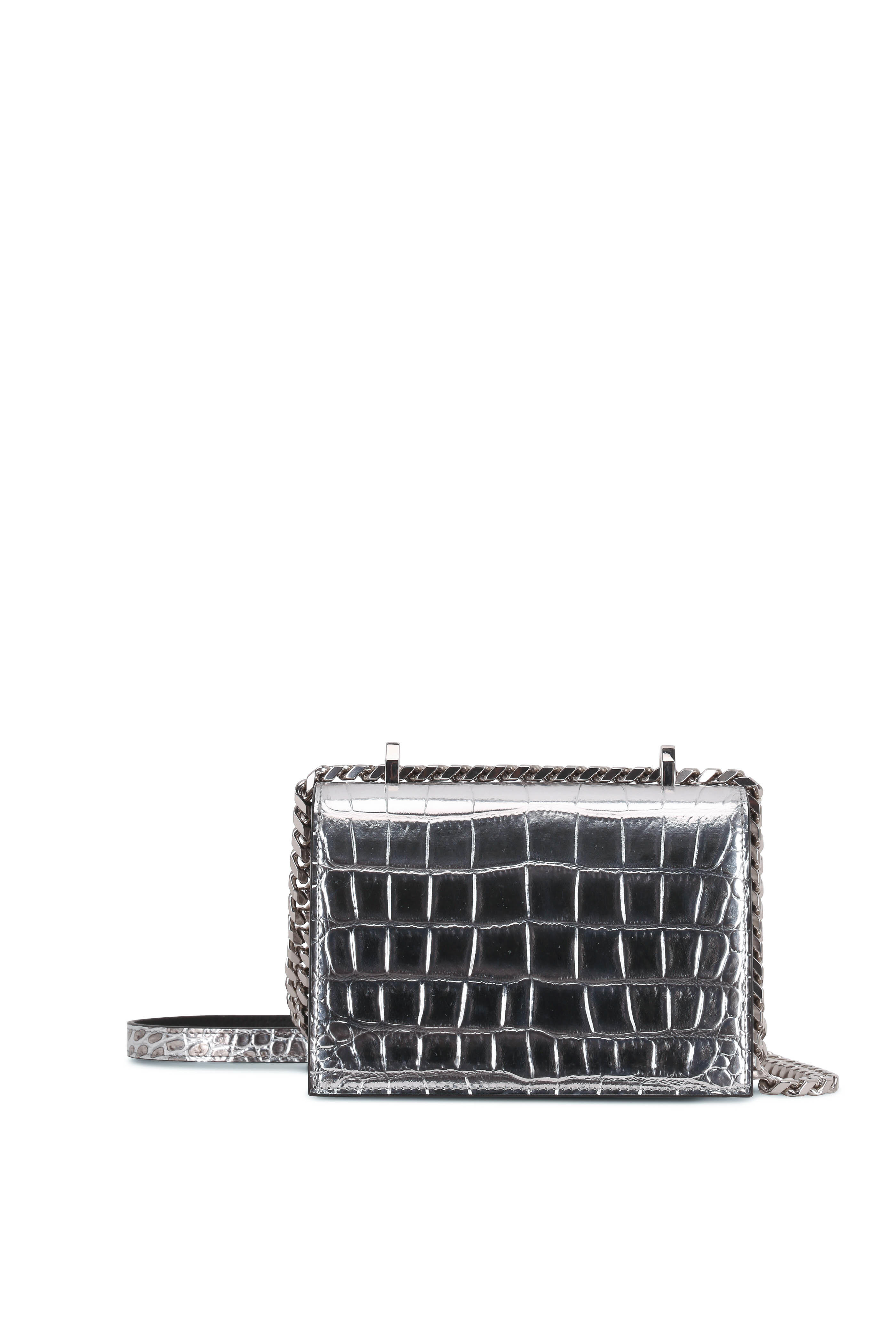 Alexander mcqueen silver discount bag