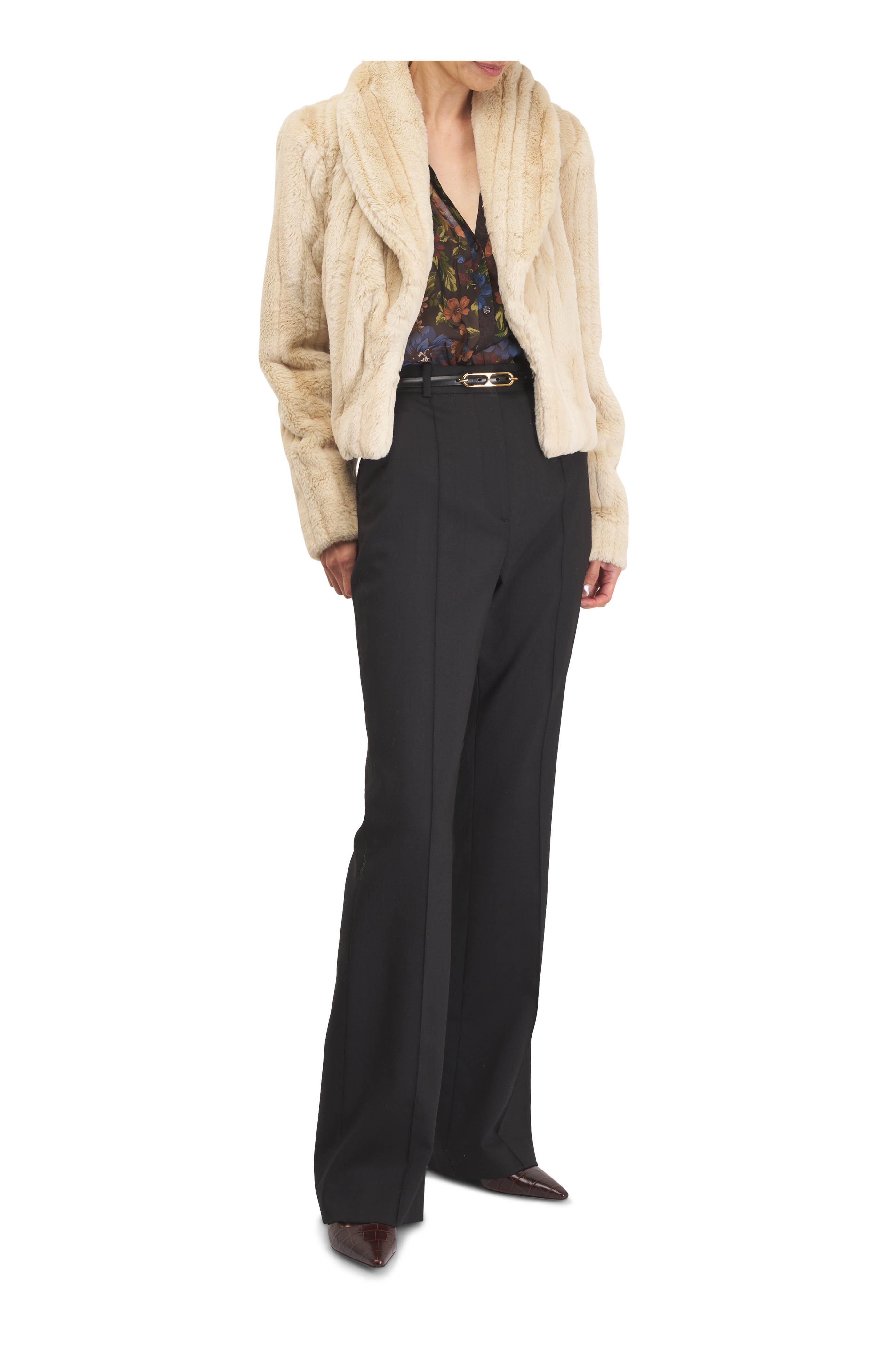 Veronica Beard - Gracie Black Belted Pant