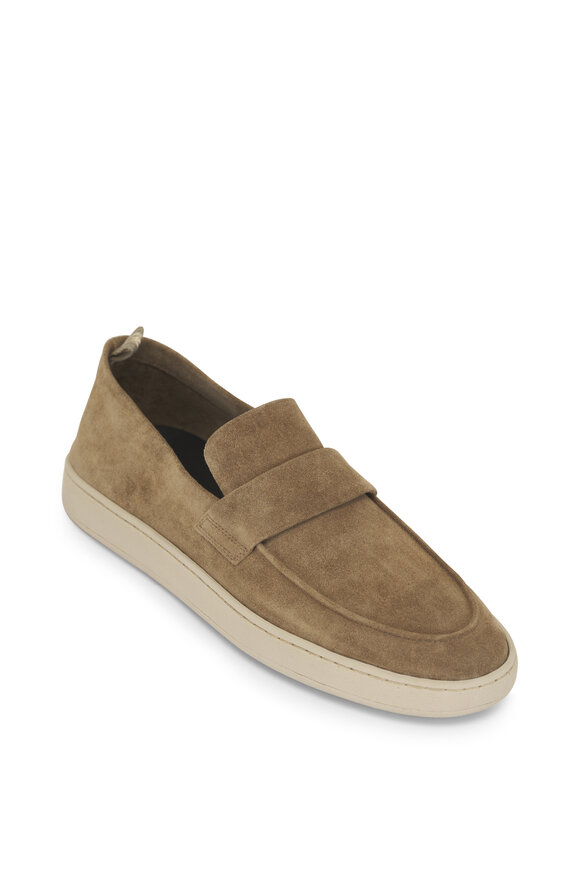 Officine Creative Herbie Sage Suede Loafer
