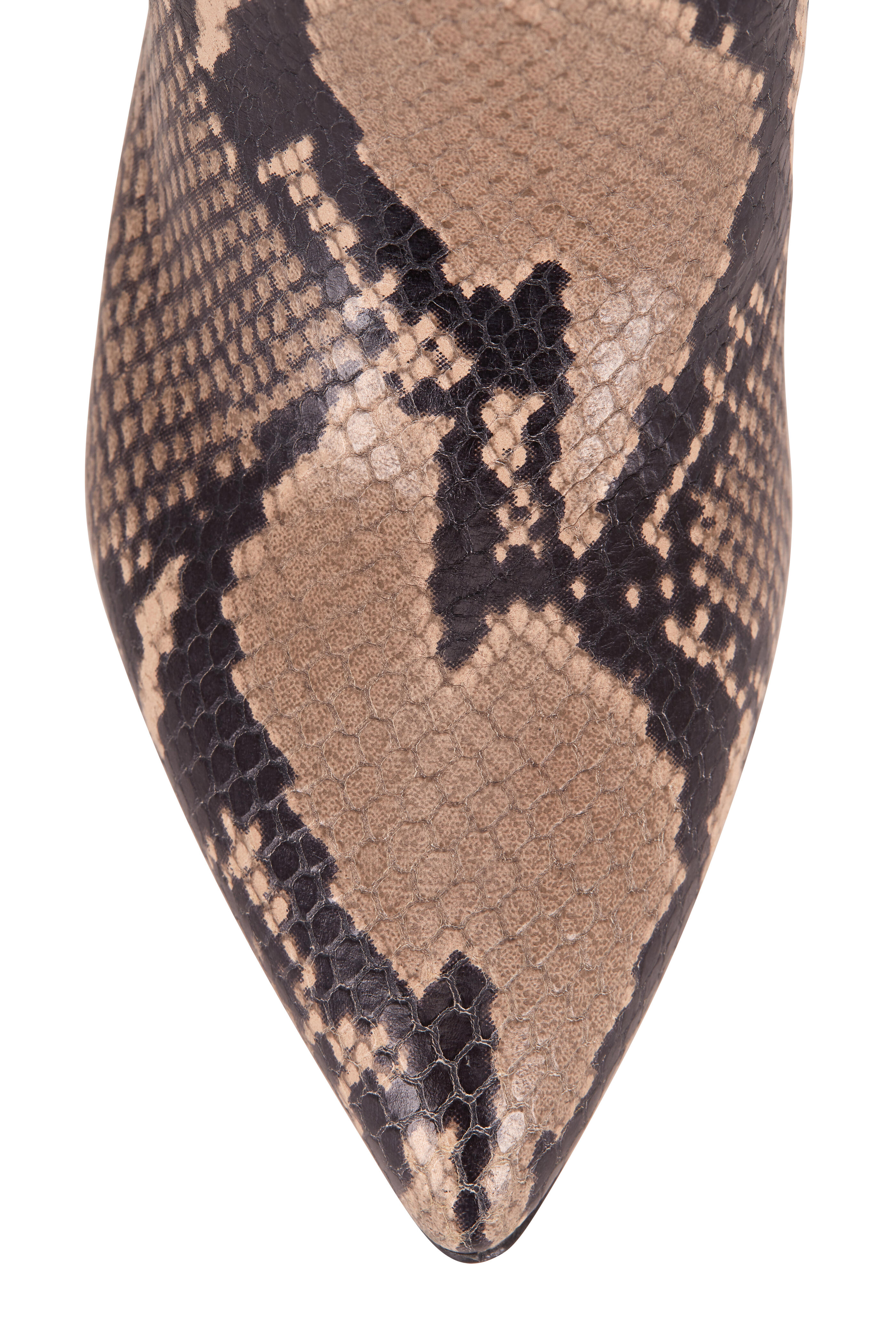 Paris Texas - New Natural Python Embossed Tall Boot, 85mm