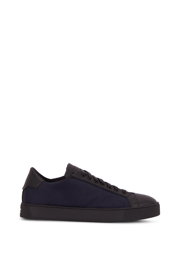 Santoni - Richard Navy Blue Nylon Sneaker