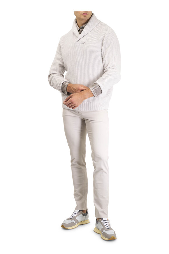 Barmas Dean Stone Cotton Twill Five Pocket Pant - view 2