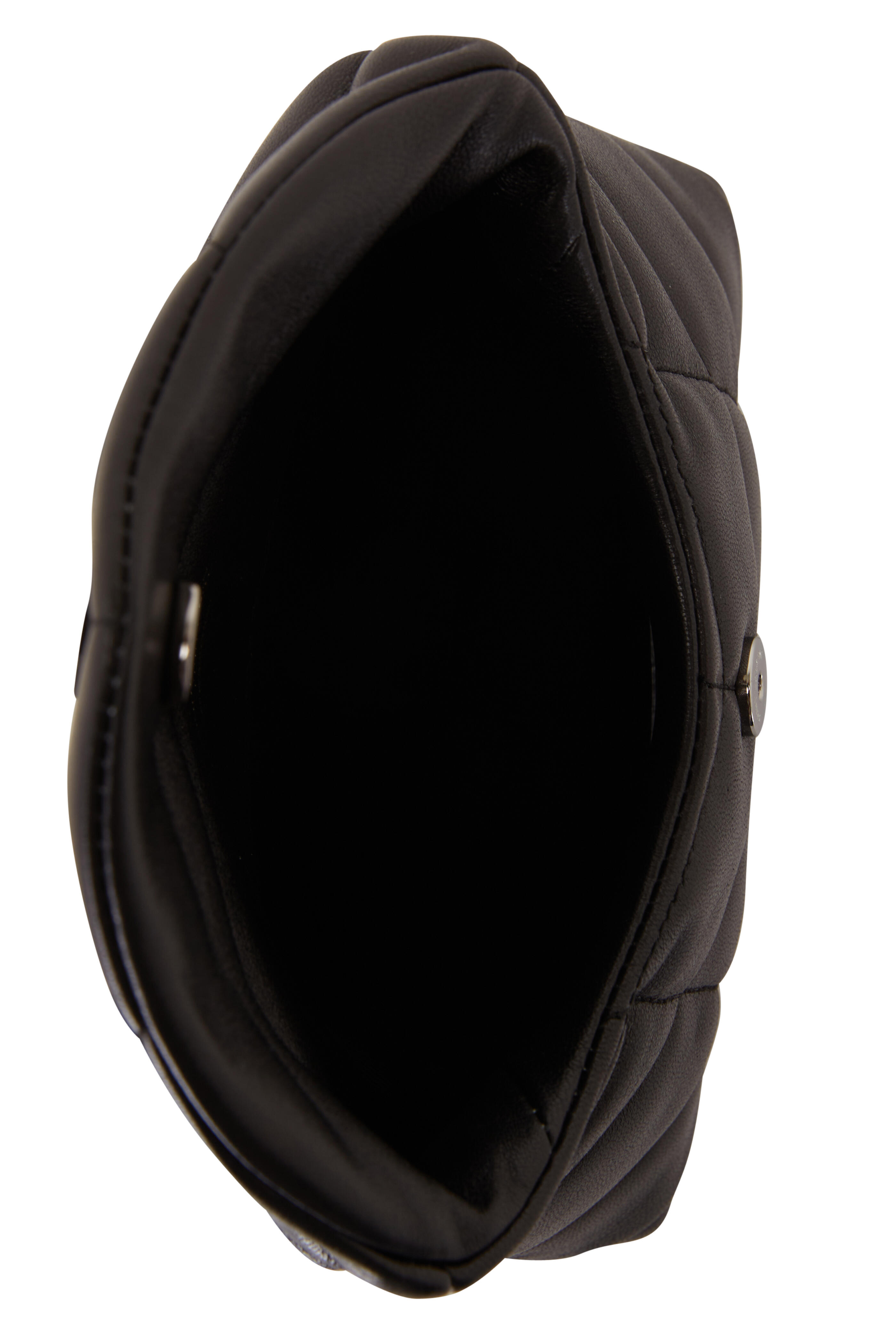 Saint Laurent - Black Mini Monogram Puffer Pouch