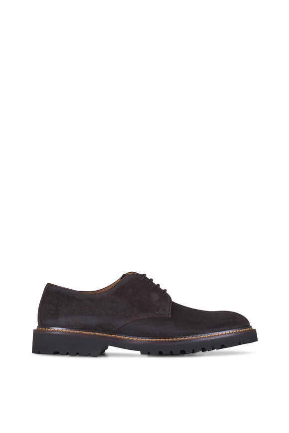 To Boot New York Garrison Dark Brown Suede Dress Shoe - view 2