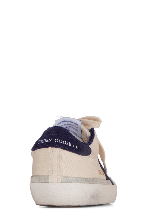 Golden Goose - Super-Star Cream Canvas Low Top Sneaker