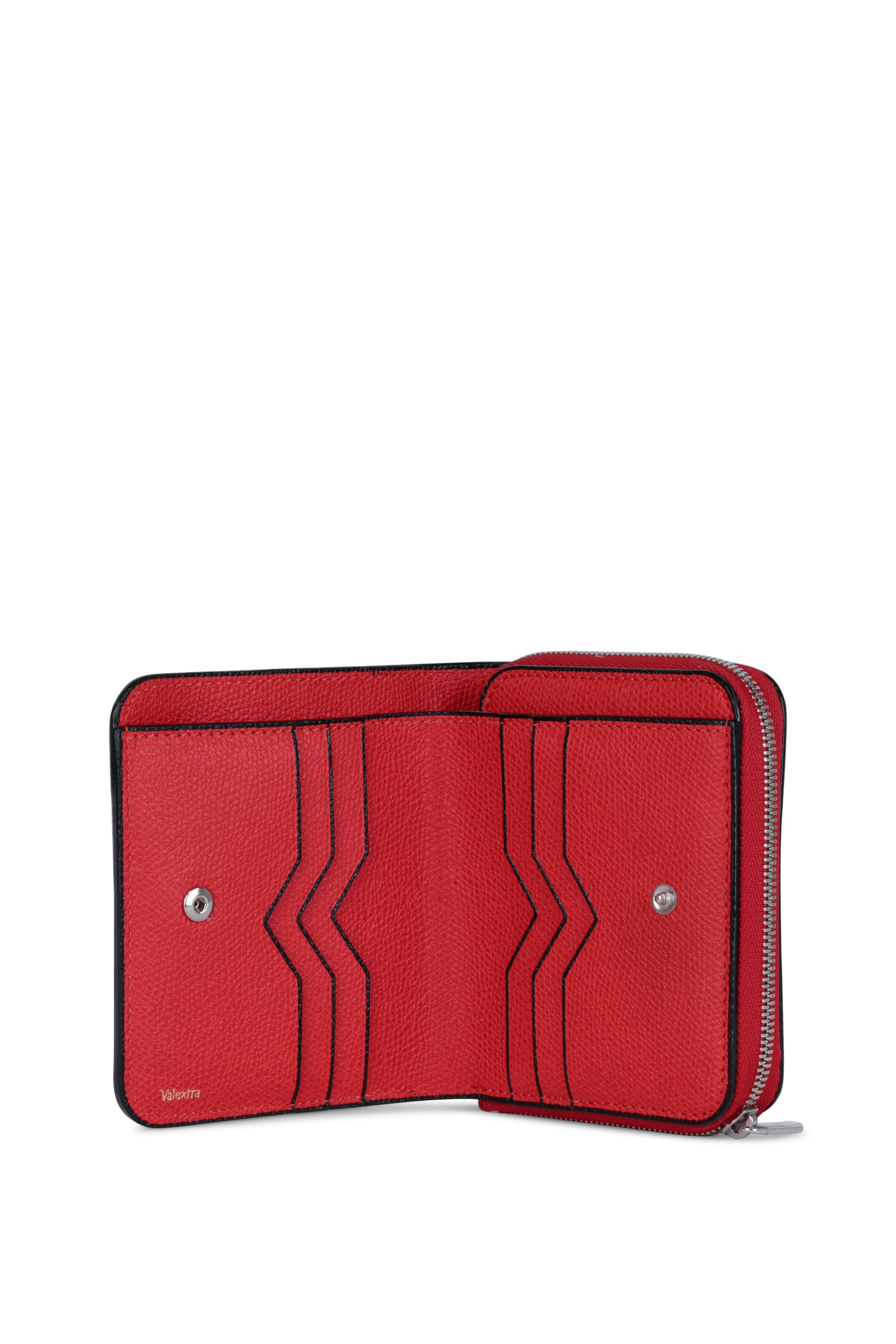 Valextra Small Wallet with Coin Holder