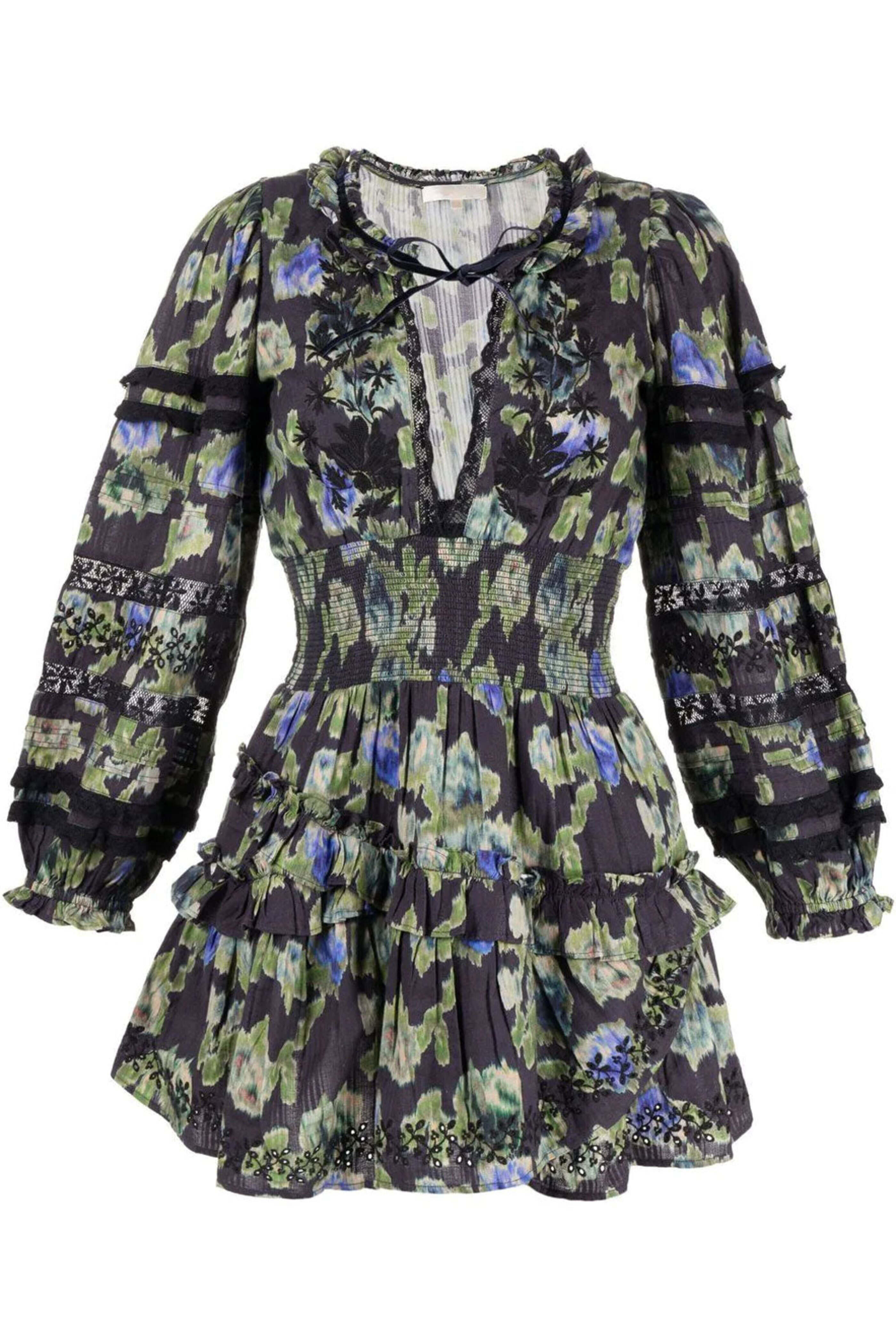 Loveshackfancy - Deep Blue Clarkie Mini Dress