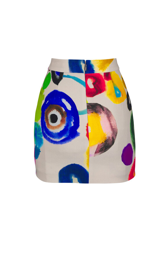 Libertine JH Gouache Slim Mini Skirt - view 2