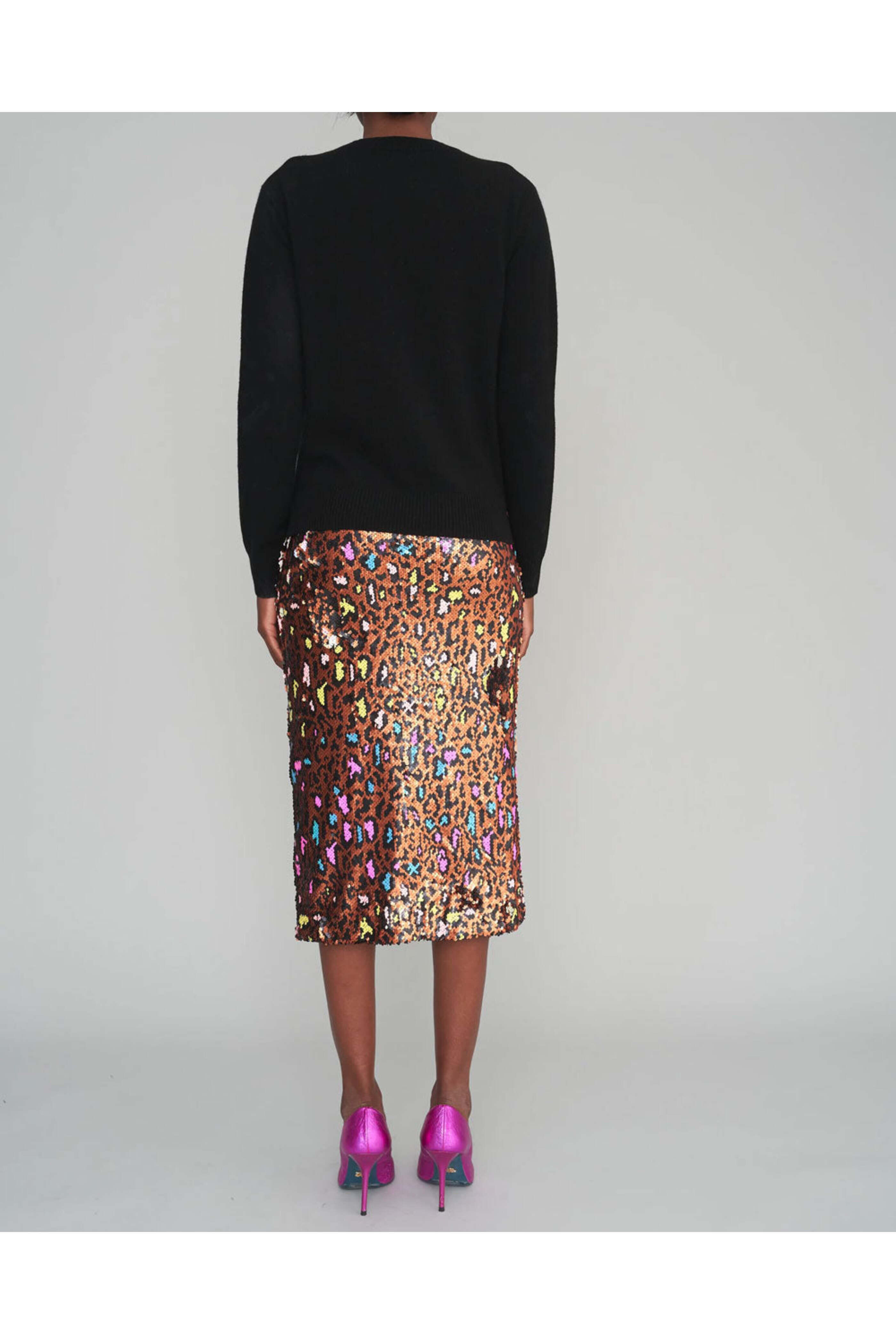 Le Superbe - Neon Safari Sequin Liza Skirt