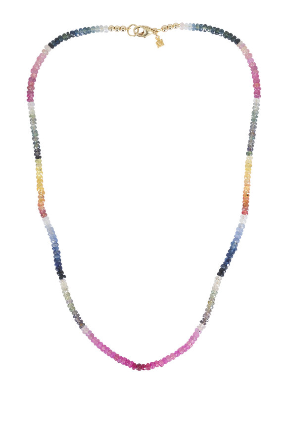 Cristina V. Multicolor Sapphire Rondelle Necklace - view 1
